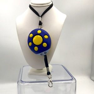 Personal Alarm 120db-Portable Flashlight LED Personal Security Lady Bug KeyRing